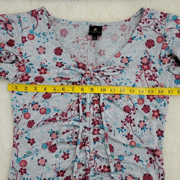 Disney Princess Mulan Flower Print Dress Sz L - Picture 8 of 14